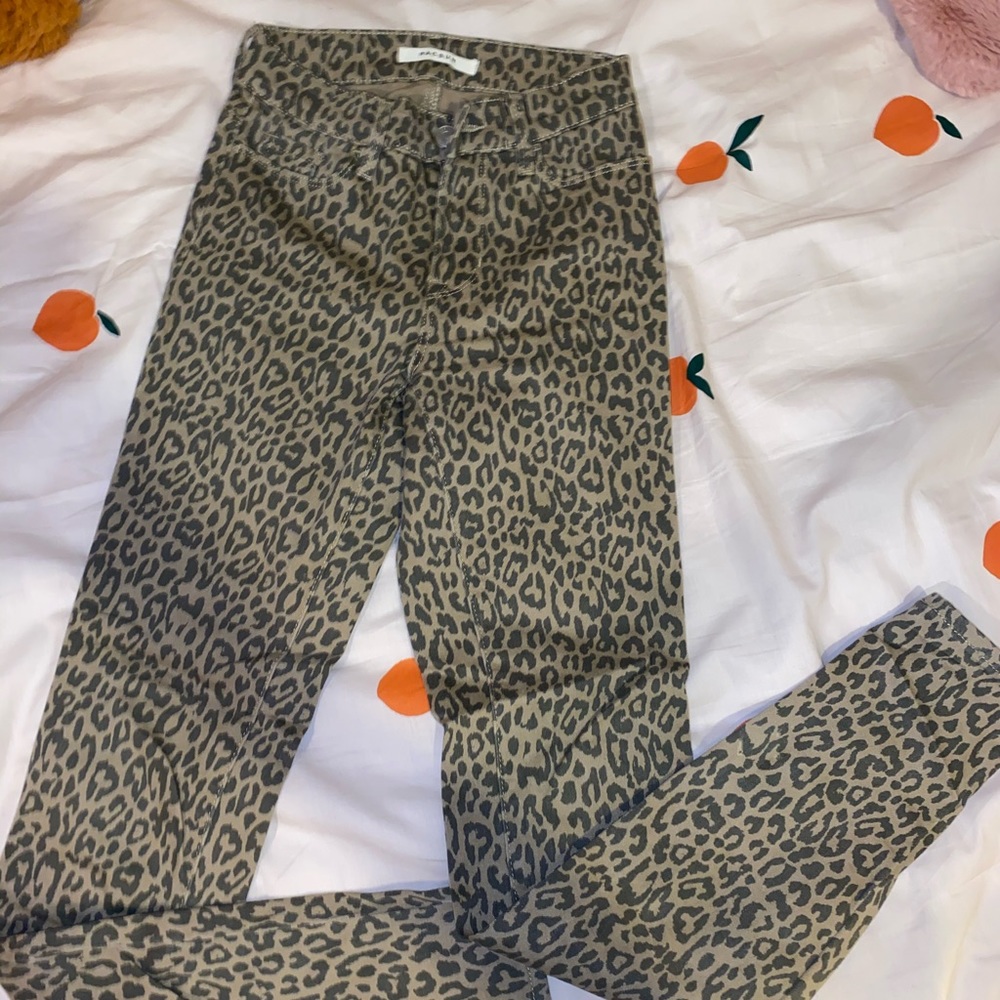 PACSUN cheetah print jeans size 22